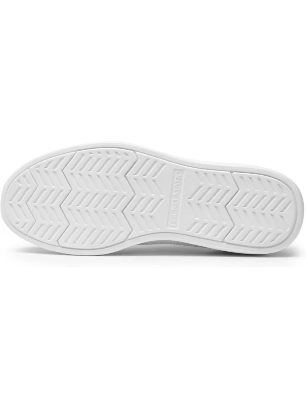 Bruno Marc Men's White Rubber Lace up Lightweight Casual Walking Sneakers - Picture 5 of 6
